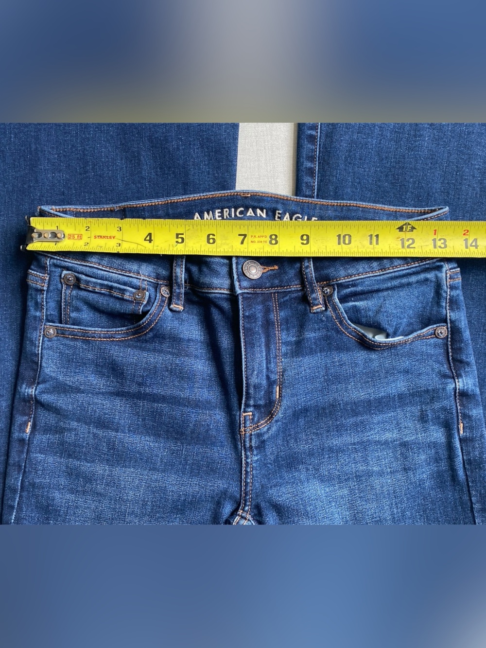 American Eagle Outfitters Womens Low Rise Flare Jeans Size 2 - Picture 3 of 13